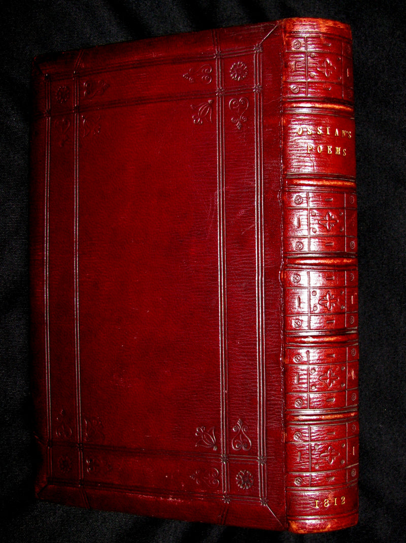1812 Rare Book - The Poems of Ossian - The Son of Fingal by James MacPherson.
