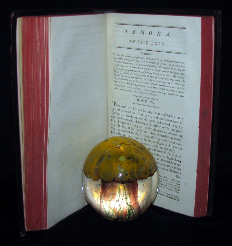 1812 Rare Book - The Poems of Ossian - The Son of Fingal by James MacPherson.