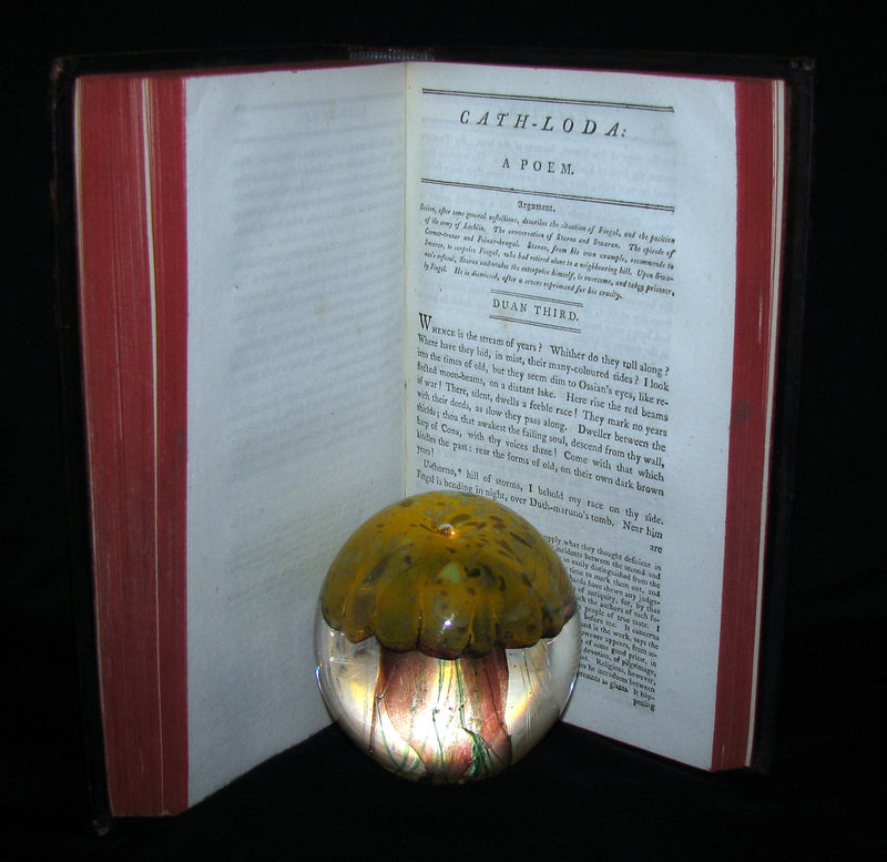 1812 Rare Book - The Poems of Ossian - The Son of Fingal by James MacPherson.