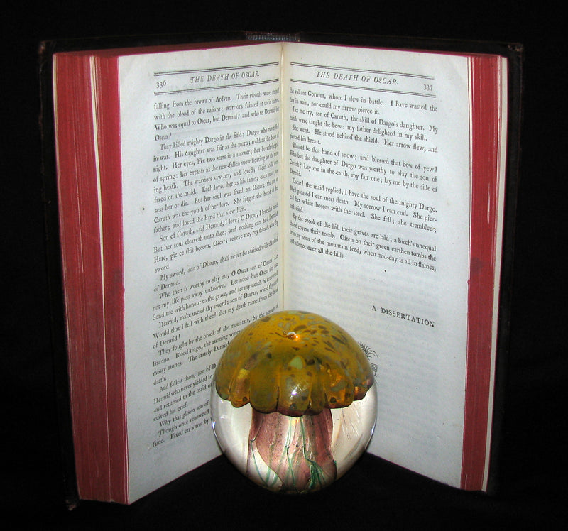 1812 Rare Book - The Poems of Ossian - The Son of Fingal by James MacPherson.