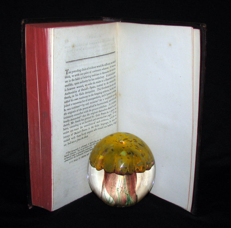 1812 Rare Book - The Poems of Ossian - The Son of Fingal by James MacPherson.