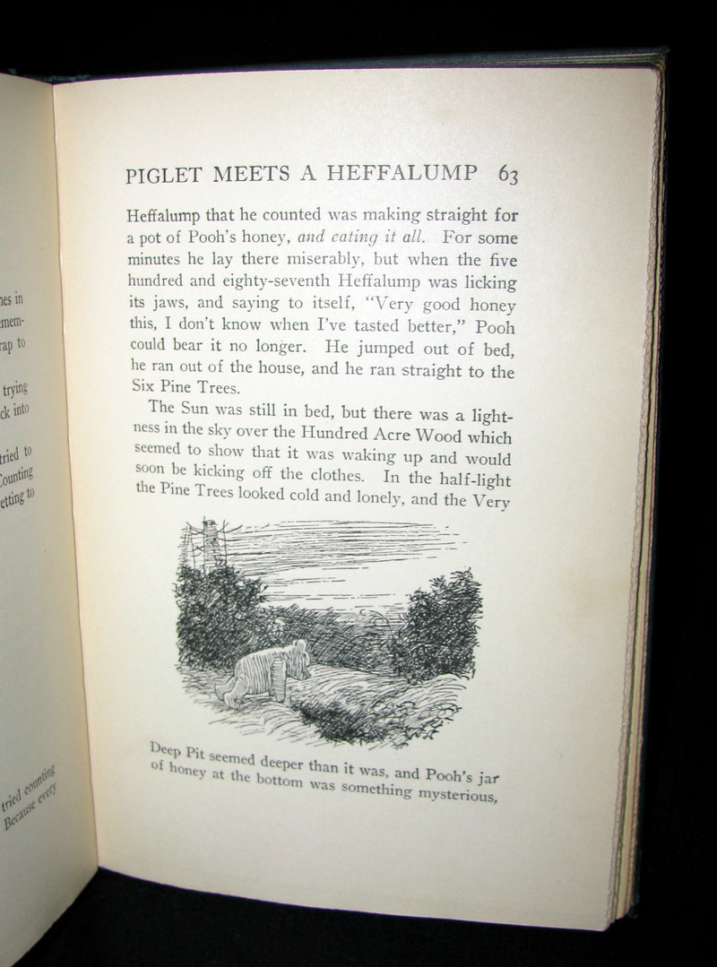 1926  First Edition - A. A. Milne & Ernest H. Shepard -  WINNIE-THE-POOH