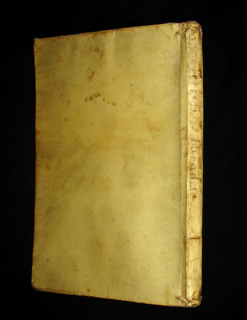 1691 First Ed. Scarce Italian Vellum Book - Del terrestre Paradiso di Bonedetto Menzini