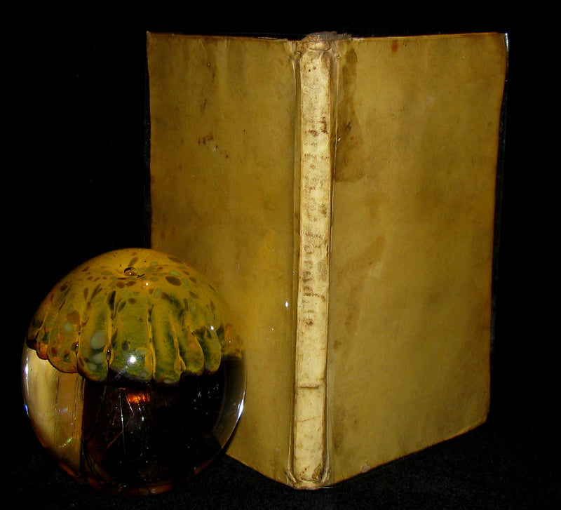 1691 First Ed. Scarce Italian Vellum Book - Del terrestre Paradiso di Bonedetto Menzini