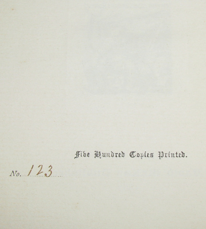1887 Gothic Book - EDGAR HUNTLY OR THE SLEEP WALKER. #123/500 Limited Edition.