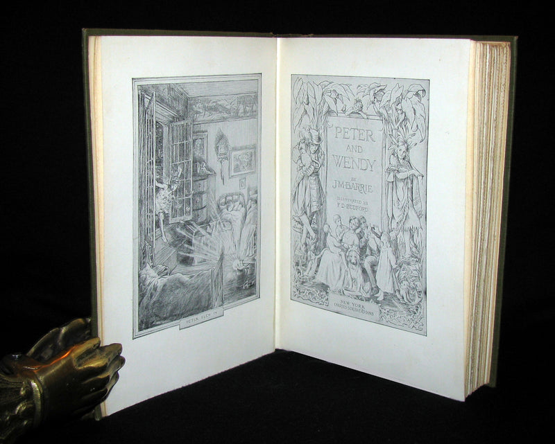1911 Rare Book  - Peter Pan First Edition - Peter and Wendy by James Matthew Barrie