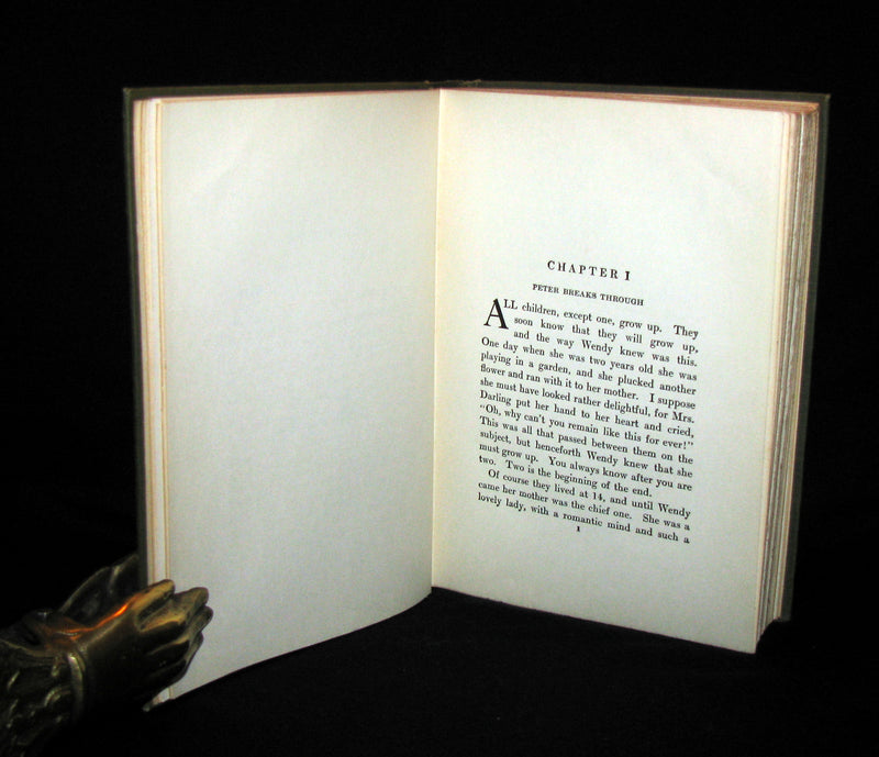 1911 Rare Book  - Peter Pan First Edition - Peter and Wendy by James Matthew Barrie
