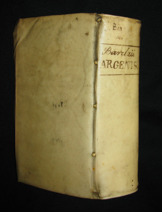 1655 Rare Latin Vellum Book - Io. Barclaii ARGENIS. Editio novissima. Elzevir.