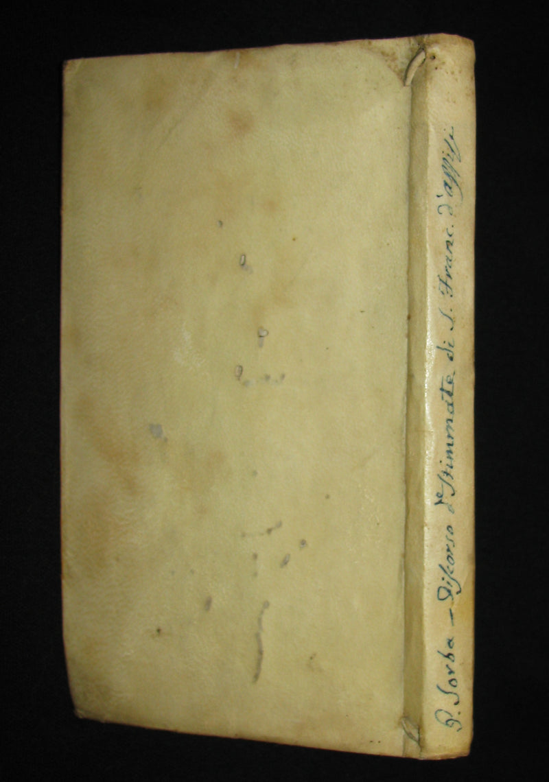 1680 Scarce Italian Vellum Jesuit Book - Panegyric on the Stigmata of St. Francis of Assisi