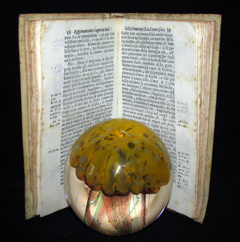 1680 Scarce Italian Vellum Jesuit Book - Panegyric on the Stigmata of St. Francis of Assisi