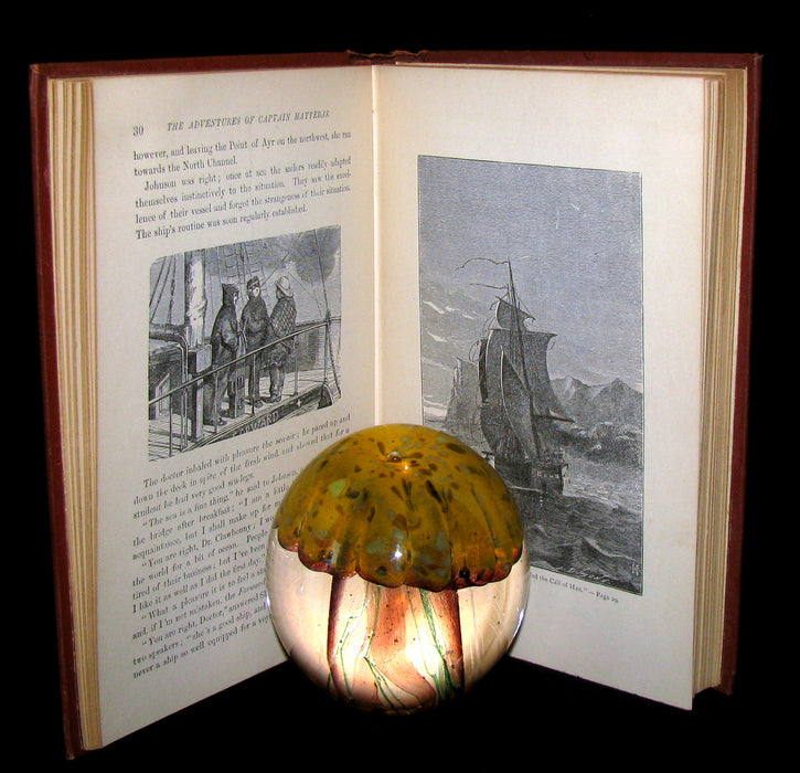 1874 Rare Book - Jules Verne - At The North Pole, or The Adventures of Captain Hatteras.