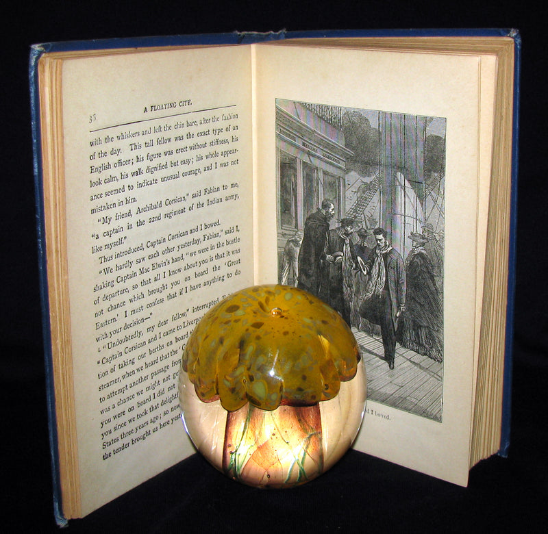 1895 Rare Edition of Jules Verne 's Book - A Floating City and the Blockade Runners