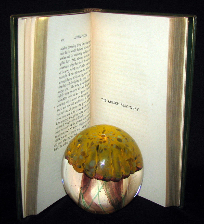 1881 Rare Book - Middle Ages Poems of Francois Villon bound by Sangorski and Sutcliffe