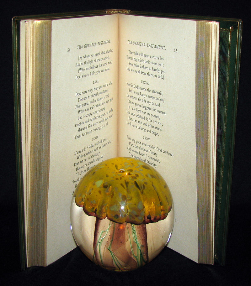 1881 Rare Book - Middle Ages Poems of Francois Villon bound by Sangorski and Sutcliffe