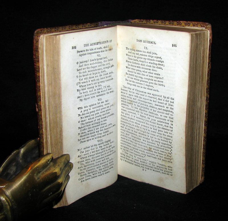 1818 Rare Book set ~ The History and Adventures of the Renowned Don Quixote (2 vols in slipcase)