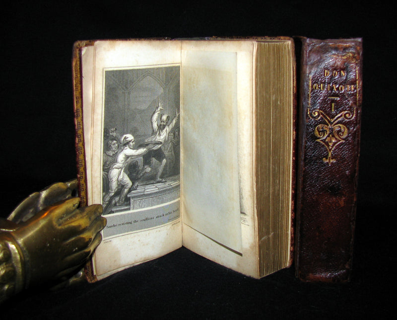 1818 Rare Book set ~ The History and Adventures of the Renowned Don Quixote (2 vols in slipcase)