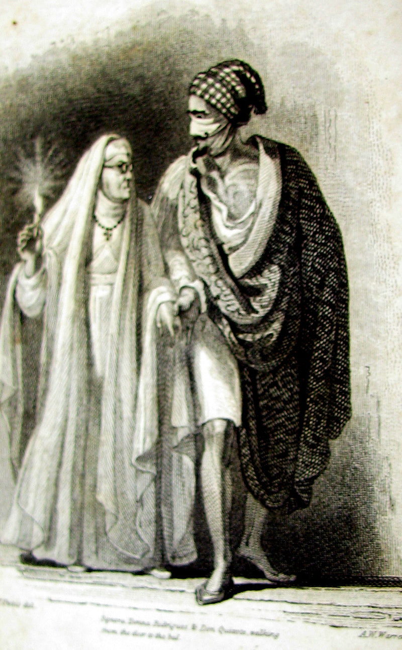 1818 Rare Book set ~ The History and Adventures of the Renowned Don Quixote (2 vols in slipcase)