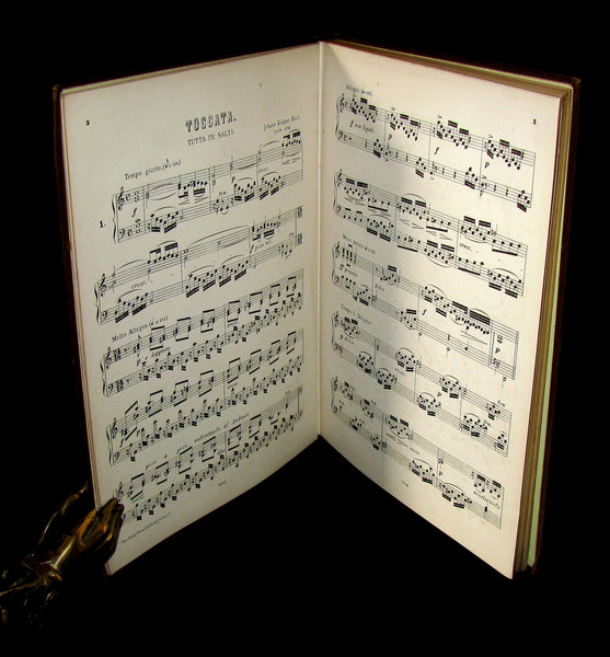 1880's Scarce Victorian Book - OLD GERMAN COMPOSERS FOR THE CLAVECIN (Pianoforte)