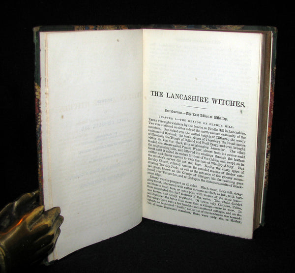 1851 Rare Early Edition - THE LANCASHIRE WITCHES. A Romance Of Pendle Forest.