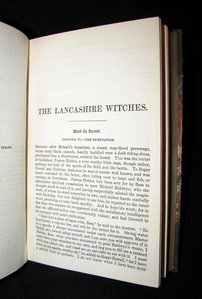 1851 Rare Early Edition - THE LANCASHIRE WITCHES. A Romance Of Pendle Forest.