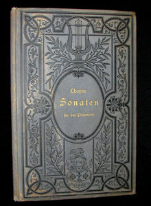 1878 Very Rare early edition of Frederick CHOPIN 's SONATAS - Opus 35 & Opus 58