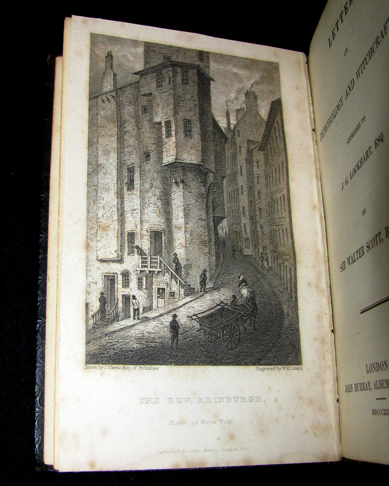 1830 1stED Walter Scott - Letters on Demonology & Witchcraft - WITCHES & FAIRIES
