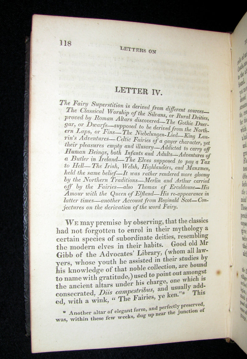 1830 1stED Walter Scott - Letters on Demonology & Witchcraft - WITCHES & FAIRIES