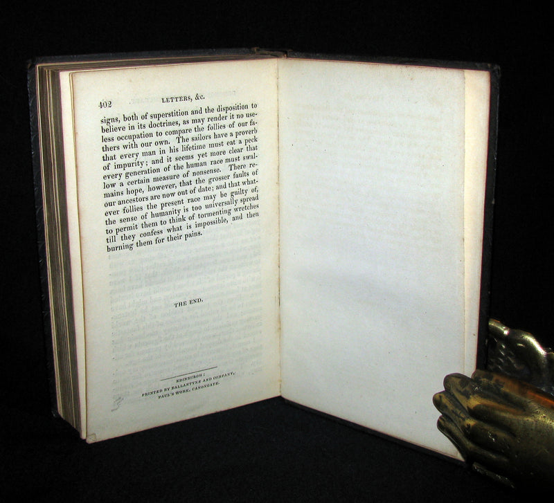 1830 1stED Walter Scott - Letters on Demonology & Witchcraft - WITCHES & FAIRIES