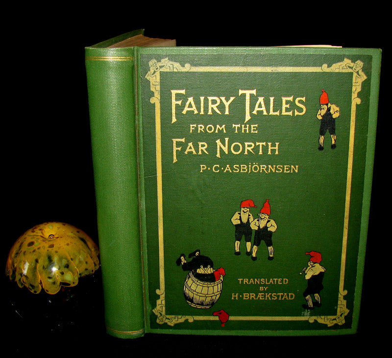 1897 Scarce Norwegian 1stED Book - Fairy Tales from the Far North by P. C. Asbjørnsen