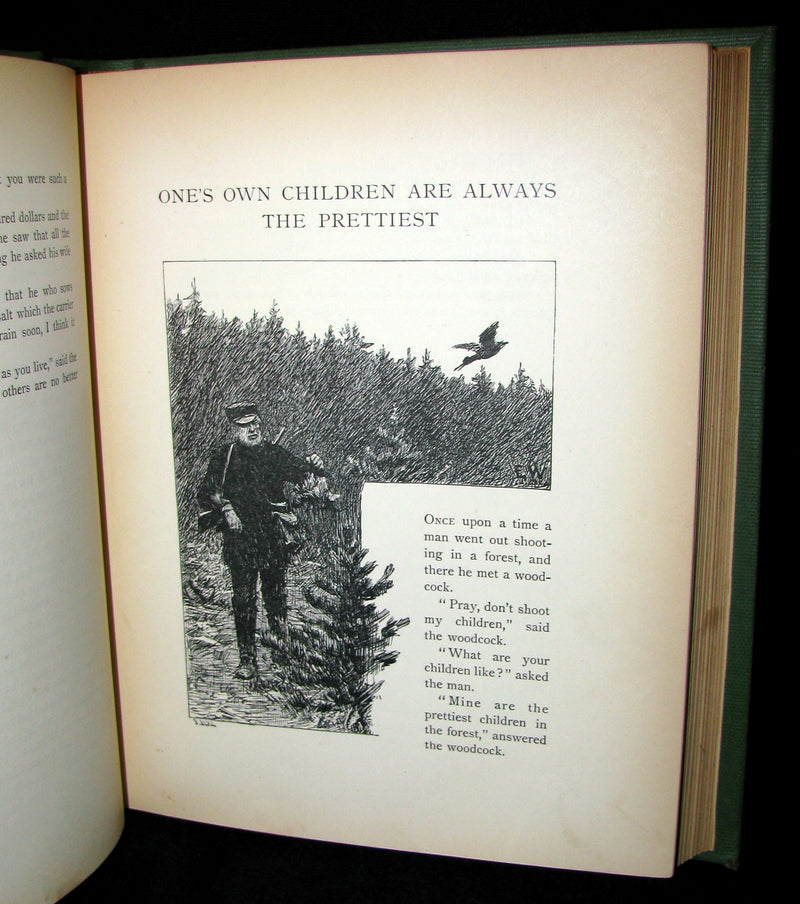 1897 Scarce Norwegian 1stED Book - Fairy Tales from the Far North by P. C. Asbjørnsen