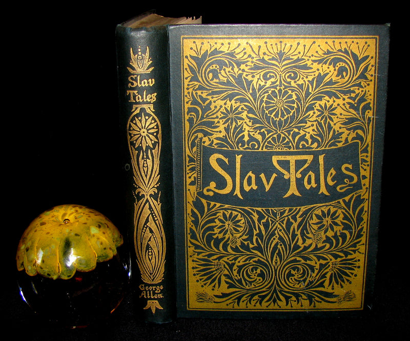 1896 Rare 1stED Book - Fairy Tales of the Slav Peasants & Herdsmen illustrated by E. Harding