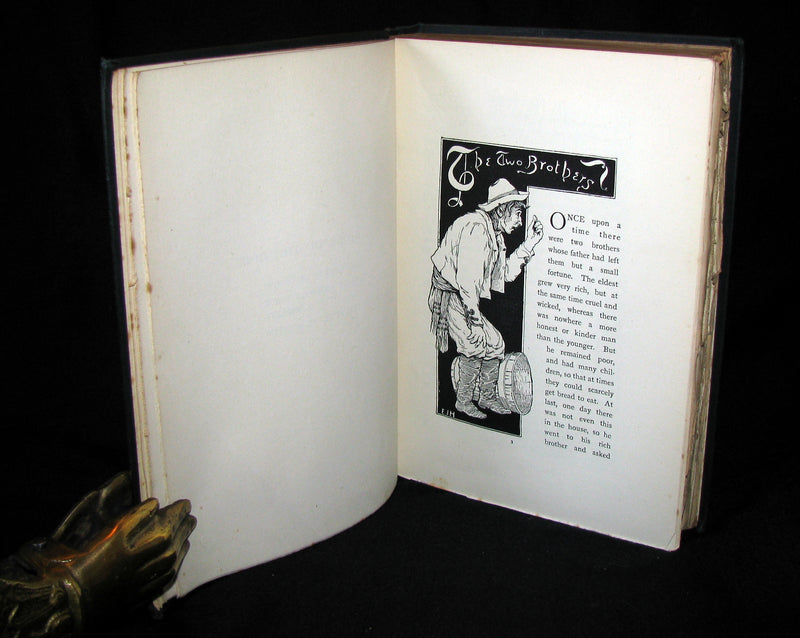 1896 Rare 1stED Book - Fairy Tales of the Slav Peasants & Herdsmen illustrated by E. Harding
