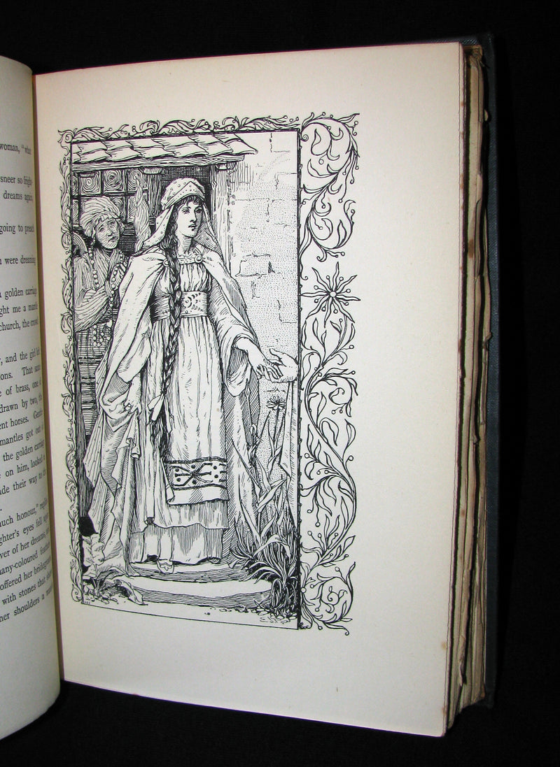 1896 Rare 1stED Book - Fairy Tales of the Slav Peasants & Herdsmen illustrated by E. Harding