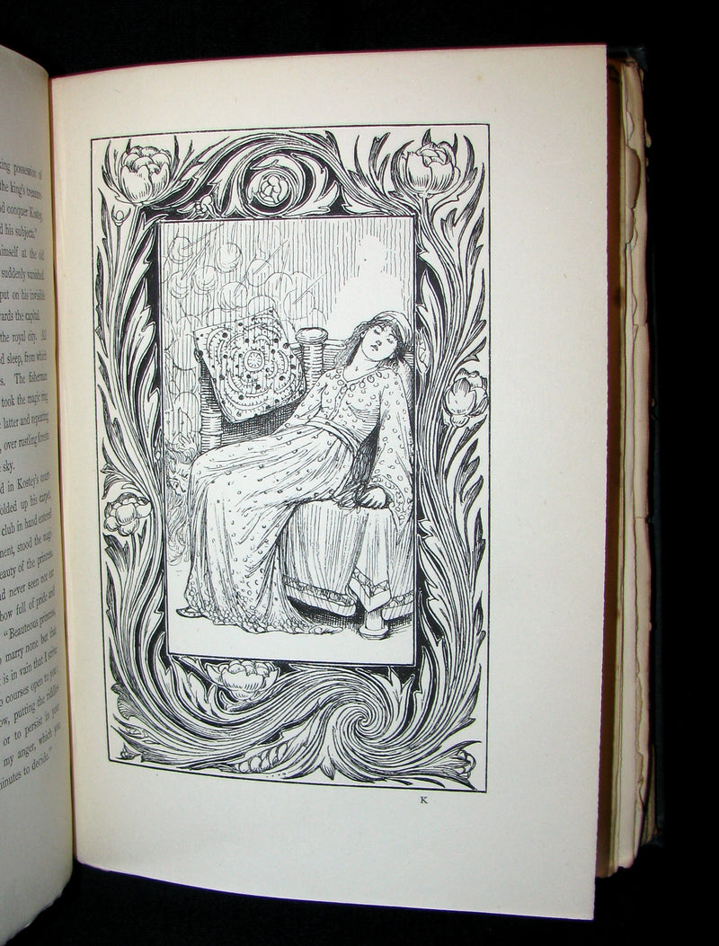 1896 Rare 1stED Book - Fairy Tales of the Slav Peasants & Herdsmen illustrated by E. Harding