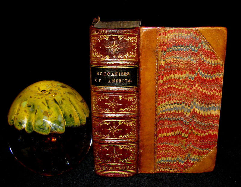 1810 Rare Book - HISTORY OF THE BUCANIERS (BUCCANIERS) OF AMERICA - PIRATES