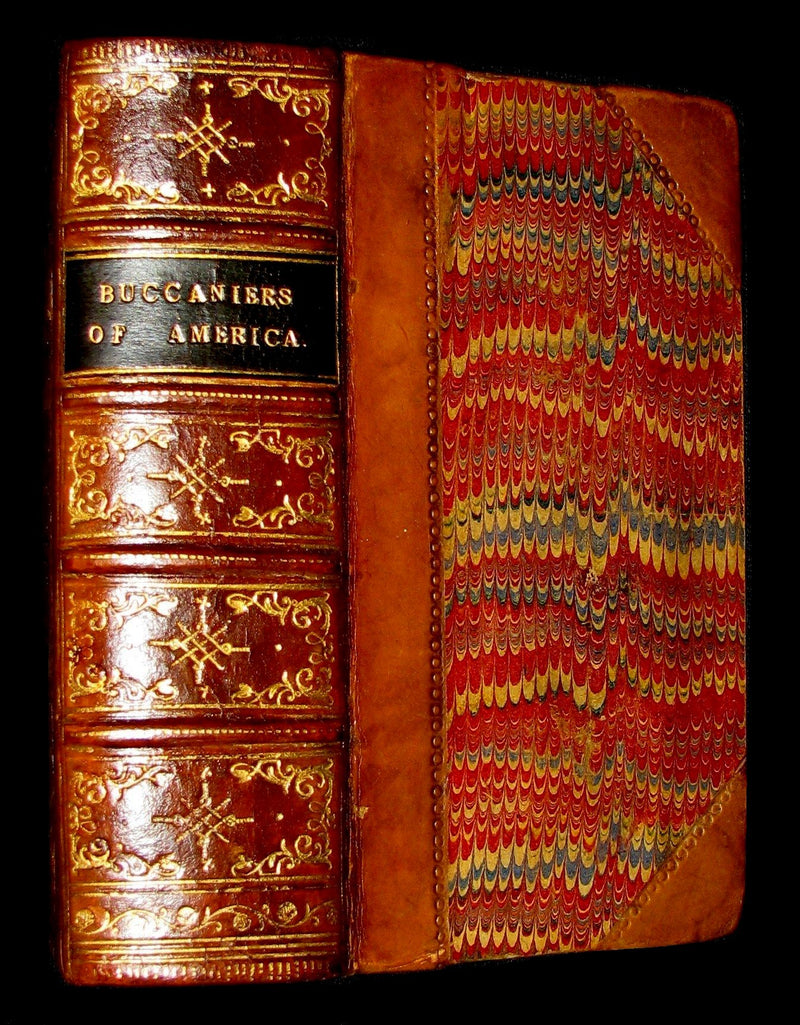 1810 Rare Book - HISTORY OF THE BUCANIERS (BUCCANIERS) OF AMERICA - PIRATES