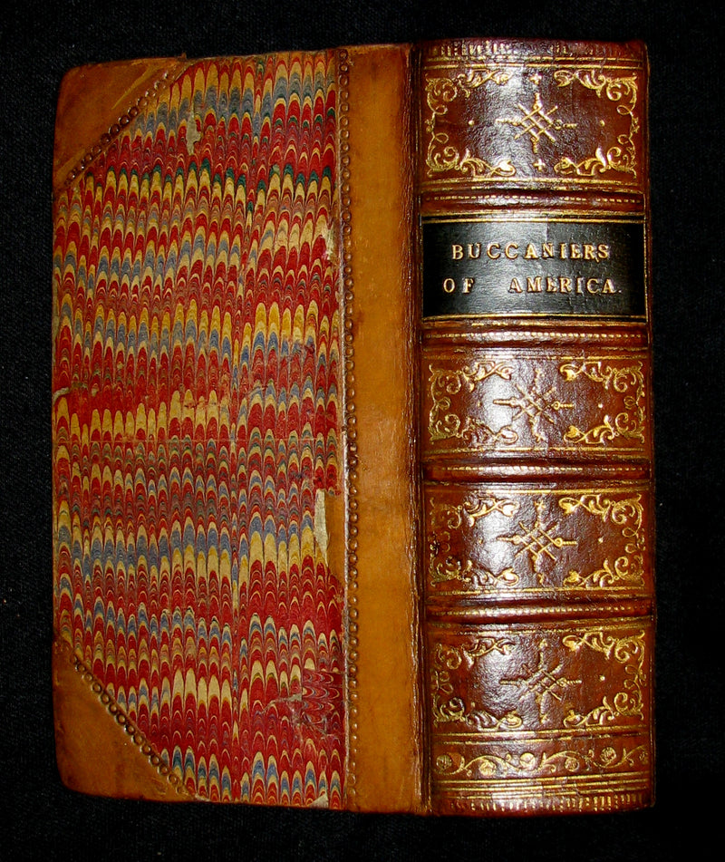 1810 Rare Book - HISTORY OF THE BUCANIERS (BUCCANIERS) OF AMERICA - PIRATES