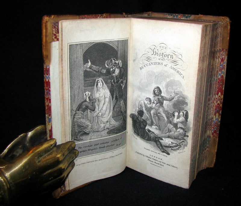 1810 Rare Book - HISTORY OF THE BUCANIERS (BUCCANIERS) OF AMERICA - PIRATES