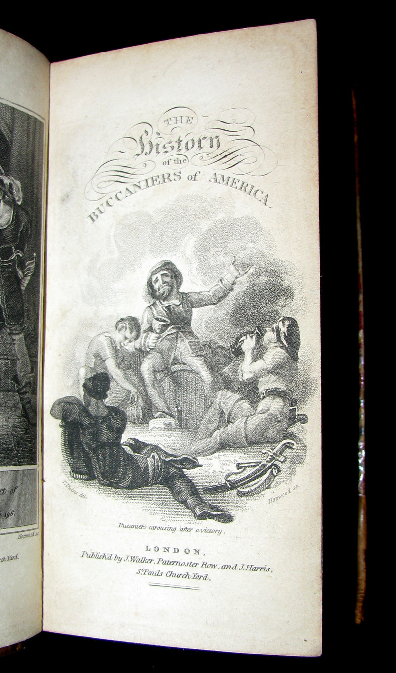 1810 Rare Book - HISTORY OF THE BUCANIERS (BUCCANIERS) OF AMERICA - PIRATES