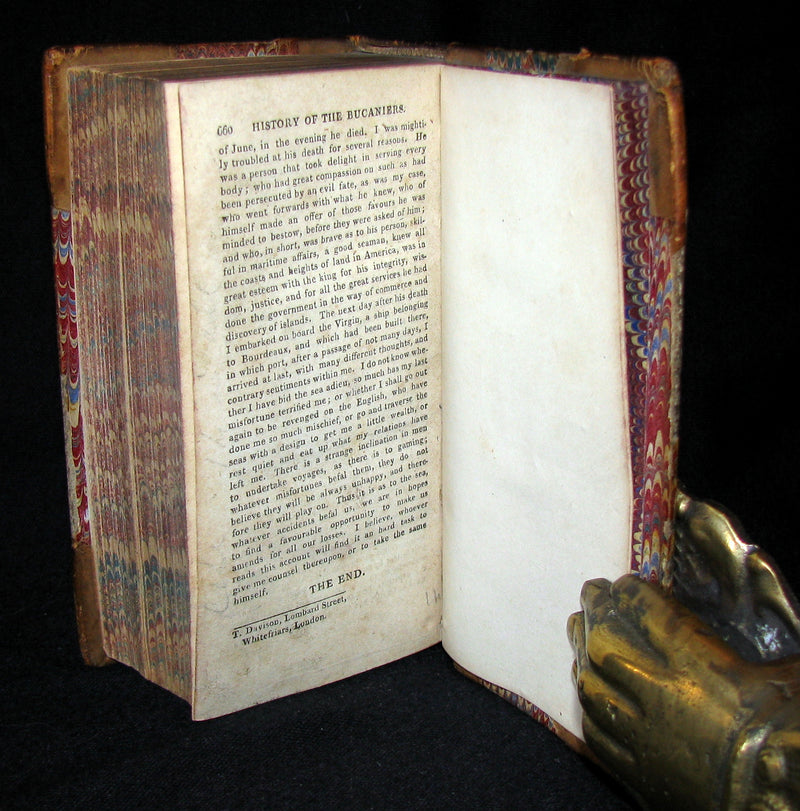 1810 Rare Book - HISTORY OF THE BUCANIERS (BUCCANIERS) OF AMERICA - PIRATES