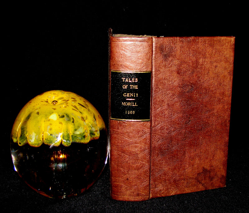 1808 Rare Book - The Tales of the Genii or the Delightful Lessons of Horam, The Son of Asmar