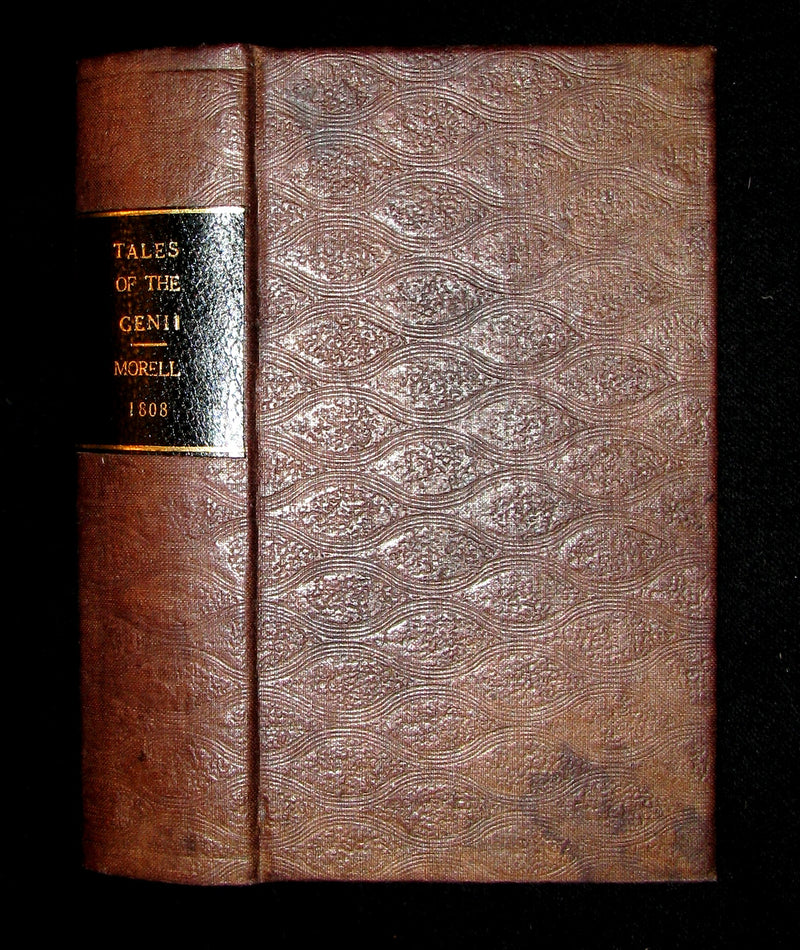 1808 Rare Book - The Tales of the Genii or the Delightful Lessons of Horam, The Son of Asmar