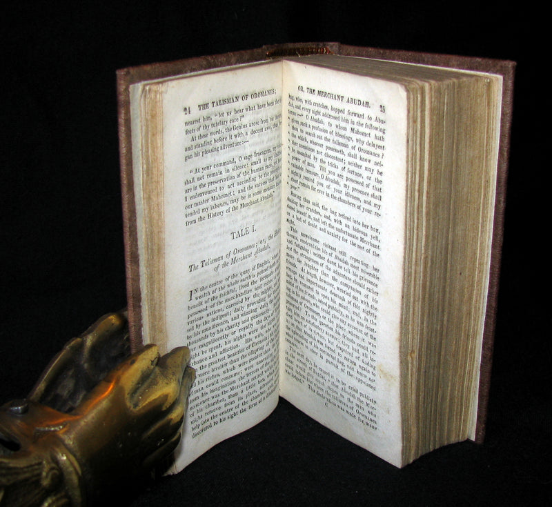 1808 Rare Book - The Tales of the Genii or the Delightful Lessons of Horam, The Son of Asmar