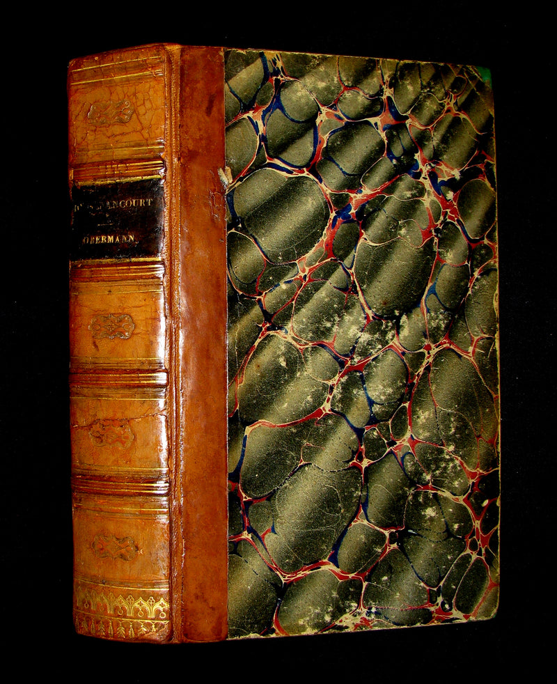 1833 Rare French early Romanticism Book - OBERMANN by Senancour - 2ndED