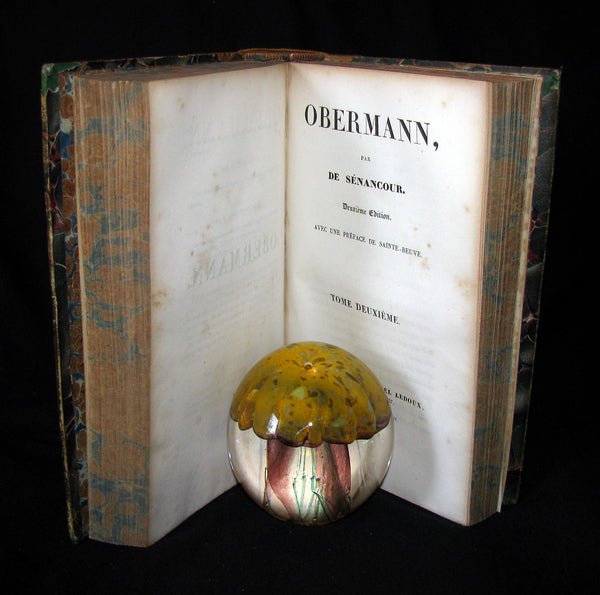 1833 Rare French early Romanticism Book - OBERMANN by Senancour - 2ndED