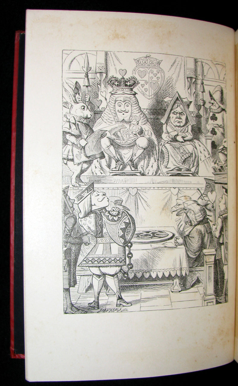 1897 Rare Victorian Book - Alice's Adventures in Wonderland by Lewis Carroll