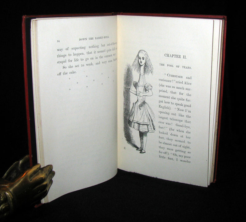 1897 Rare Victorian Book - Alice's Adventures in Wonderland by Lewis Carroll