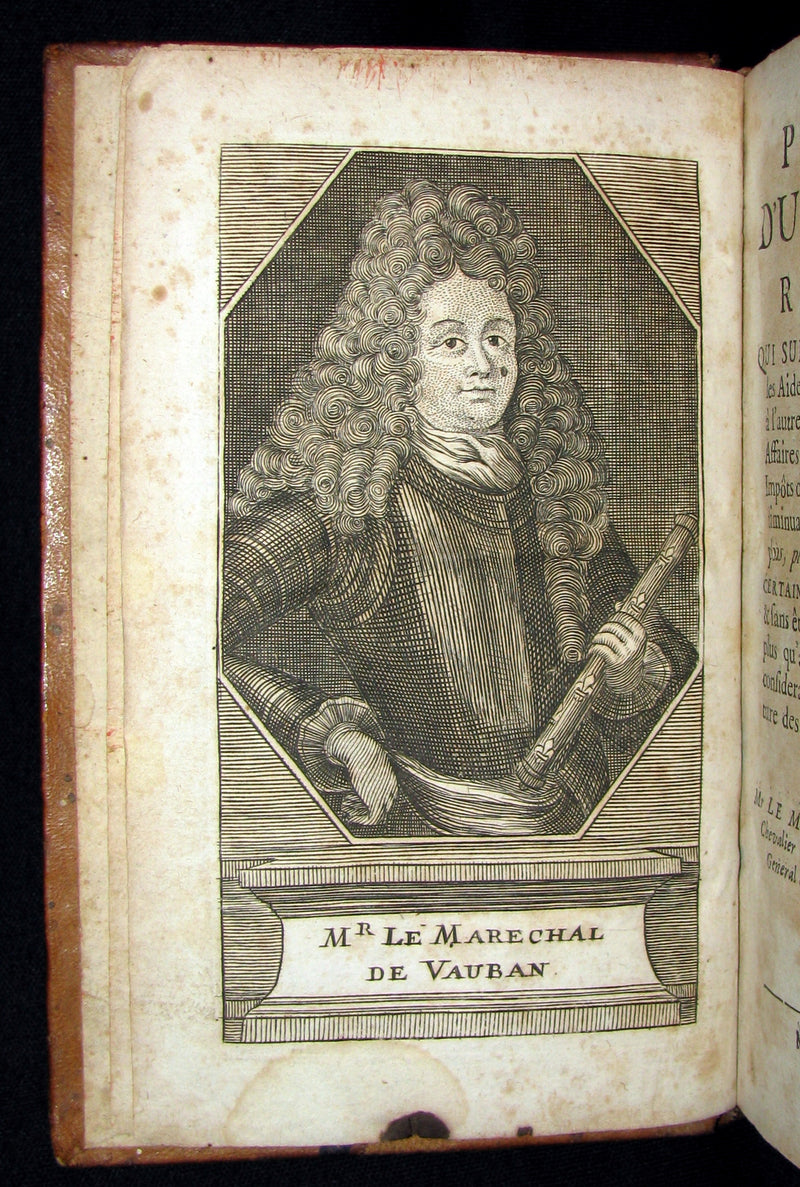 1708 Scarce French Book - Projet d'une Dixme Royale by VAUBAN - Essay for a General Tax