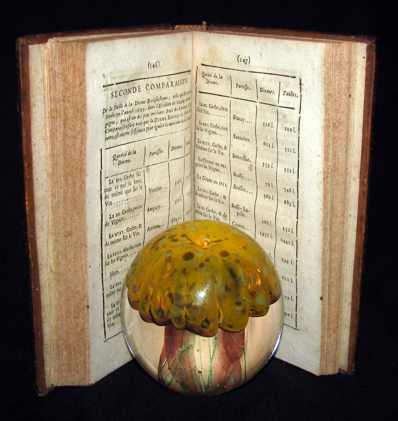 1708 Scarce French Book - Projet d'une Dixme Royale by VAUBAN - Essay for a General Tax