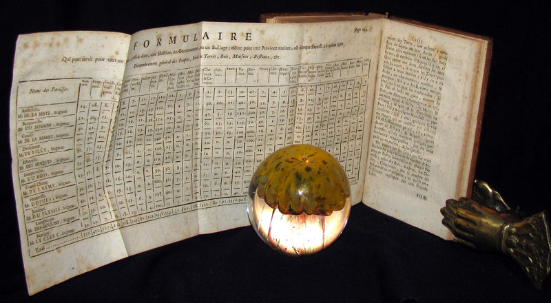 1708 Scarce French Book - Projet d'une Dixme Royale by VAUBAN - Essay for a General Tax